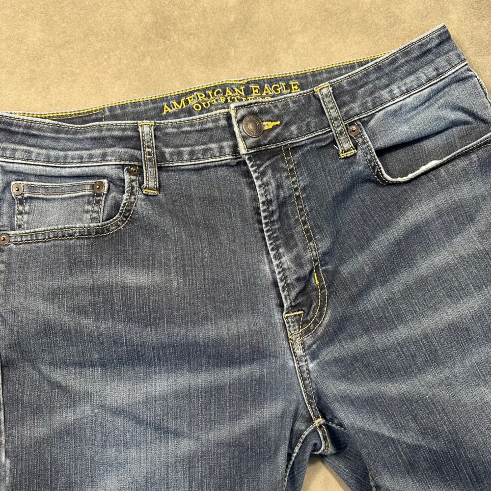 American Eagle Slim Boot Jeans‎ Womens 33x30 Blue Extreme Flex Denim Excellent